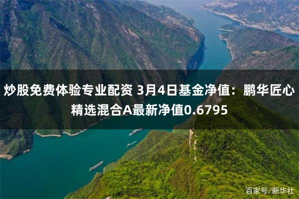 炒股免费体验专业配资 3月4日基金净值：鹏华匠心精选混合A最新净值0.6795