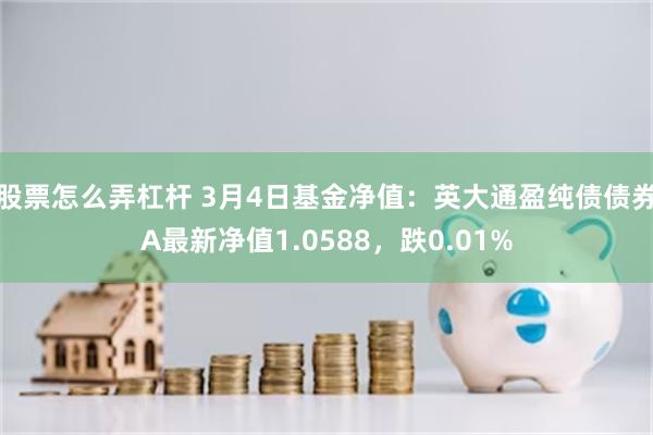股票怎么弄杠杆 3月4日基金净值：英大通盈纯债债券A最新净值1.0588，跌0.01%