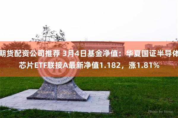 期货配资公司推荐 3月4日基金净值：华夏国证半导体芯片ETF联接A最新净值1.182，涨1.81%