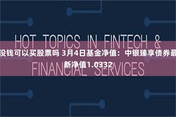 没钱可以买股票吗 3月4日基金净值：中银臻享债券最新净值1.0332