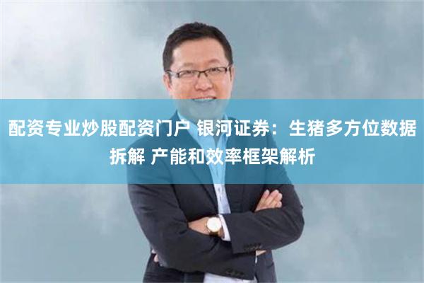 配资专业炒股配资门户 银河证券：生猪多方位数据拆解 产能和效率框架解析