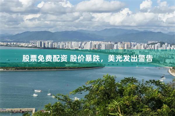 股票免费配资 股价暴跌，美光发出警告