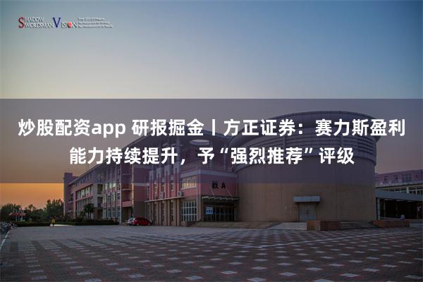炒股配资app 研报掘金丨方正证券：赛力斯盈利能力持续提升，予“强烈推荐”评级