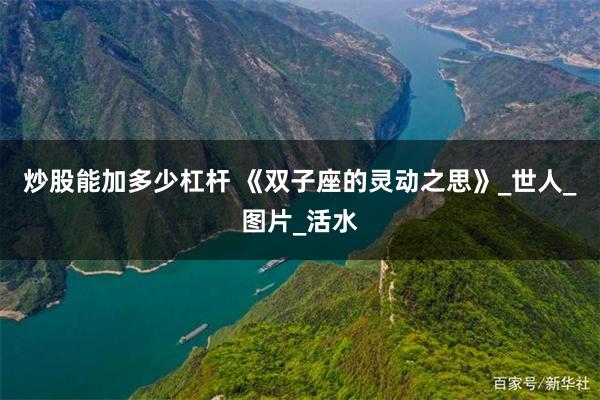 炒股能加多少杠杆 《双子座的灵动之思》_世人_图片_活水