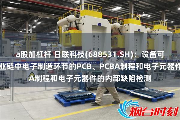 a股加杠杆 日联科技(688531.SH)：设备可用于AI服务器产业链中电子制造环节的PCB、PCBA制程和电子元器件的内部缺陷检测