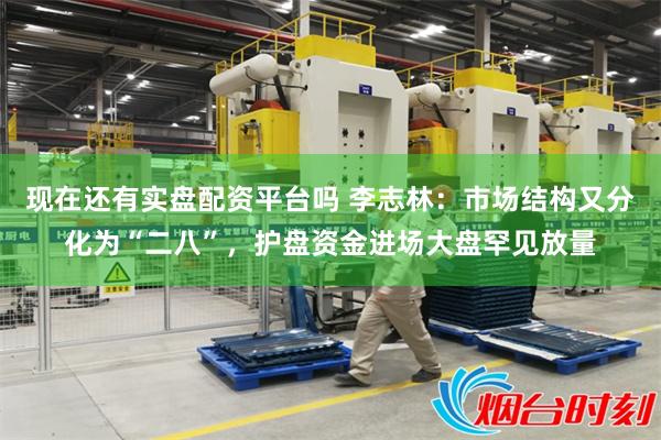 现在还有实盘配资平台吗 李志林：市场结构又分化为“二八”，护盘资金进场大盘罕见放量