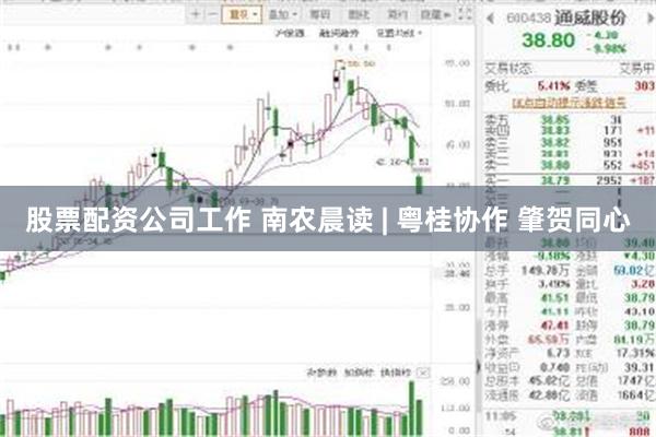 股票配资公司工作 南农晨读 | 粤桂协作 肇贺同心