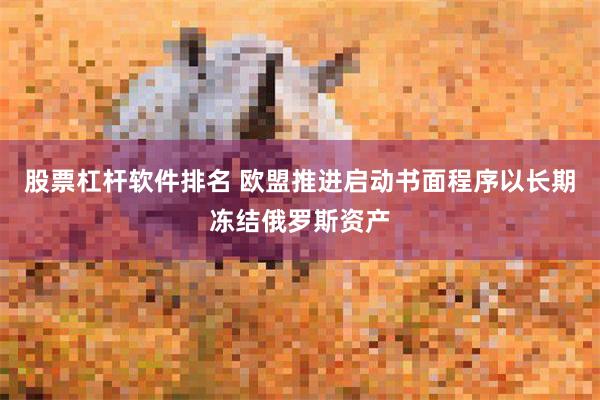 股票杠杆软件排名 欧盟推进启动书面程序以长期冻结俄罗斯资产
