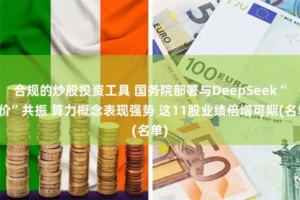 合规的炒股投资工具 国务院部署与DeepSeek“涨价”共振 算力概念表现强势 这11股业绩倍增可期(名单)