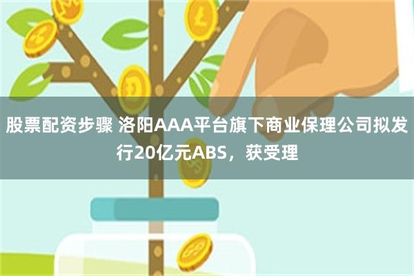 股票配资步骤 洛阳AAA平台旗下商业保理公司拟发行20亿元ABS,获受理