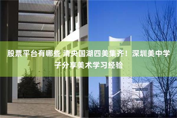 股票平台有哪些 清央国湖四美集齐！深圳美中学子分享美术学习经验
