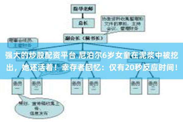 强大的炒股配资平台 尼泊尔6岁女童在泥浆中被挖出，她还活着！幸存者回忆：仅有20秒反应时间！