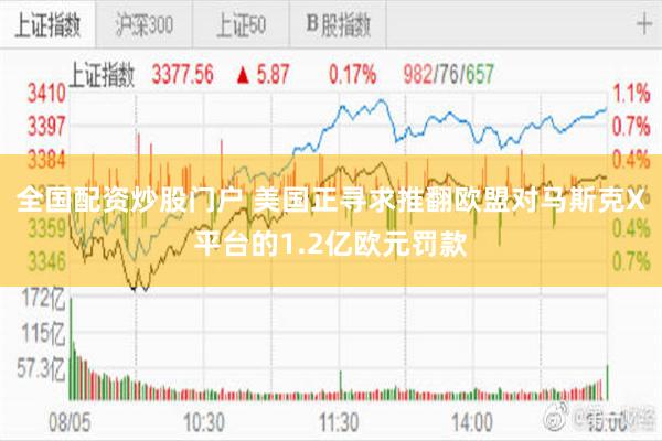 全国配资炒股门户 美国正寻求推翻欧盟对马斯克X平台的1.2亿欧元罚款