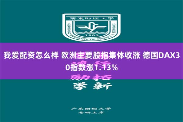 我爱配资怎么样 欧洲主要股指集体收涨 德国DAX30指数涨1.13%